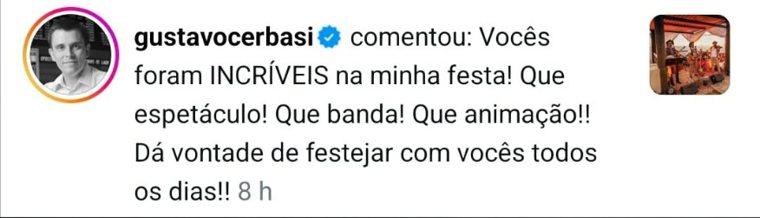 Comentário de Gustavo Cerbasi: Vocês foram incríveis na minha festa